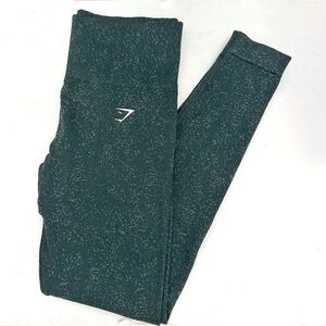 Gymshark Adapt Fleck Seamless - Green Leggings Sz S NWOT